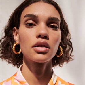 Gold Chunky Hoops